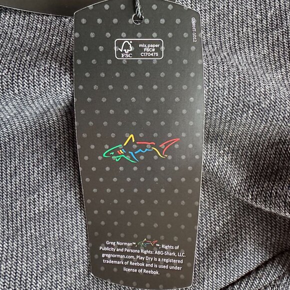 NEW Greg Norman Mens Medium Sweatshirt Fleece 1/4 Zip Gray Golf - Picture 7 of 10